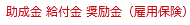 助成金 給付金 奨励金
